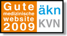 Sigel gute medizinische website 2009 aekn KVN